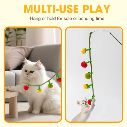 🔥Time-Limited Offer -🐾Interactive Fruit-Shaped Catnip Toy String